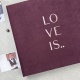 Albumas lipniais lapais "LOVE IS" 